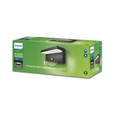 Philips 16484/93/P0 Bustan IR LED 2700K nástenné svietidlo so senzorom 9W=1000lm IP44