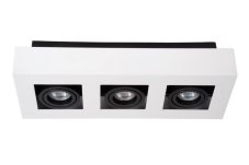 LUCIDE 09119/16/31 XIRAX stropné bodové stmievateľné svietidlo 3xGU10/5W LED biela
