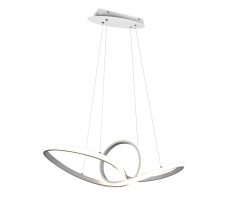 TRIO R32751131 SANSA závesné svietidlo LED 28W/3300lm 4000K, matná biela, switchdimmer