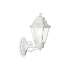 Exteriérové ​​nástěnné svítidlo Ideal lux 120423 ANNA AP1 BIG BIANCO 1xE27 60W IP44