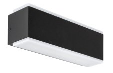 RABALUX 77114 Mataro vonkajšie nástenné svietidlo efektné LED 12W/950lm 3000K IP54 čierna