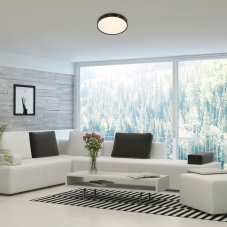 RABALUX 71120 Nessira stropné svietidlo LED D390mm 25W/1100lm 4000K matná čierna, biela