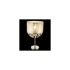 GLOBO 15188T3 AMY I stolná lampa s akrylovými krištáľmi D320mm 1xE27 matný nikel, strieborná
