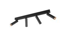 TRIO 849210432 AMBALA stropné bodové svietidlo/spot SMD LED 4x5,5W/500lm 2300+3000+4000K čierna matná, switchdimmer
