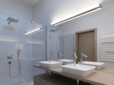 LED2 4071055 QUADRA 120 nástenné svietidlo LED 24W/1920lm 3000K/4000K IP44