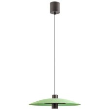 REDO 01-2738 LARS závesné svietidlo D350mm LED 6+5W/490lm 3000K zelená, čierna