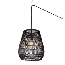 LUCIDE 03844/01/30 NERIDA vonkajšie závesné svietidlo 1xE27 D350mm IP44 čierna