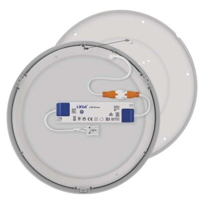 Emos ZM5155 LED NEXXO stropní/nástěnné přisazené klasické svítidlo kruh průměr 300 × 42 mm 28,5W 2700lm 4000K bílá
