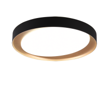 TRIO R62712402 ZETA stropní svítidlo LED D485mm 24W/1920lm 2700-6500K, černá, bílá, stmívatelné, dálkové ovládaní