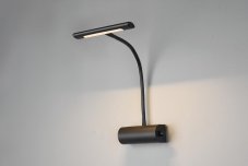 TRIO 279770132 CURTIS nástenné svietidlo s flexibilným ramenom SMD LED 4W/400lm 3000K čierna matná, stmievateľné