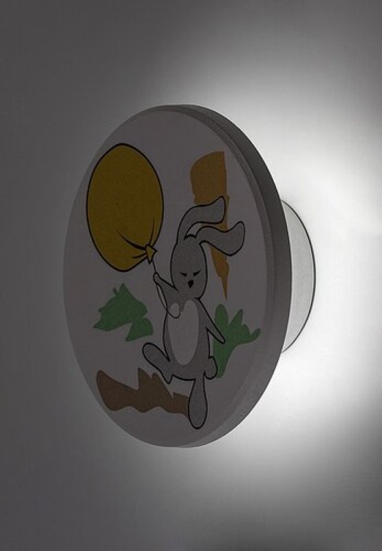 RABALUX 71100 Hopply nástěnné svítidlo dětské D120mm LED 9W/800lm 3000+4000+6500K bílá, vícebarevná