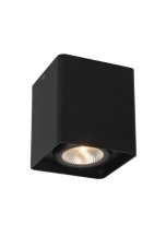 LUCIDE 28801/07/30 LEEDS vonkajšie stropné svietidlo LED 90x90mm 9W/650lm 2700K IP54 čierna