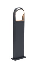 LUTEC 7196301118 FELE exteriérový záhradný stĺpik LED 13,5W 1000lm 3000K IP54 tmavá šedá