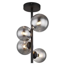GLOBO 56133-4D RIHA stropné svietidlo D235mm 4xG9 matná čierna, dymová