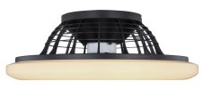 GLOBO 03628B TRAVO stropné svietidlo s ventilátorom LED D525mm 30W/1800lm 3000-6500K čierna, opál, stmievateľné, diaľkový ovládač, starlight