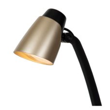 LUCIDE 18660/05/02 LUDO stolové svietidlo LED 4,5W/350lm 3000K čierna, mosadzná