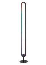 RABALUX 74051 Barto stojací lampa LED V1250mm 19W RGB matná černá, dálkový ovladač