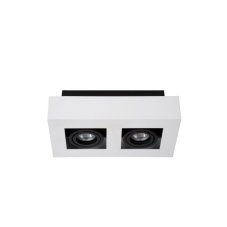 LUCIDE 09119/11/31 XIRAX stropné bodové stmievateľné svietidlo 2xGU10/5W LED biela