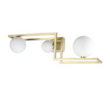 Ideal Lux 284330 ANGOLO stropné svietidlo 3xG9 saténová mosadz