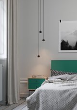 REDO 01-2808 OBO závesné svietidlo D70mm LED 8,5W/410lm 3000K čierna