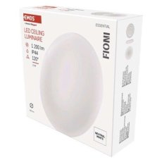 Emos ZM1120 LED FIONI stropné/nástenné prisadené klasické svietidlo kruh priemer 255 × 63 mm 12W 1200lm 4000K biela