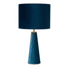 LUCIDE 10501/81/37 EXTRAVAGANZA VELVET Lampička E27 1x40W tyrkysová