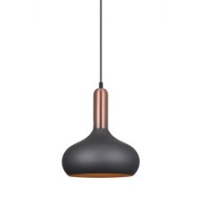 MDM-3029/1 GR+RC ITALUX Quesmo moderné závesné svietidlo 1X60W E27 IP20