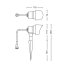 Philips 8719514477216 GardenLink Low Volt Spotlight Starter pack - nízkonapäťové exteriérové svietidlo/reflektor LED 6W/600lm 2700K čierna /konektor/adaptér 24W/kábel 5m