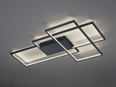 TRIO WIZ T652690342 THIAGO stropné svietidlo LED 40W/3400lm 3000-6000K antracit, stmievateľné, diaľkový ovládač