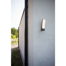 LUTEC 5288902118 KIRA exteriérové nástenné svietidlo LED 17,3W 1100lm 4000K IP54 tmavá šedá