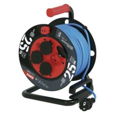 EMOS P08525W Predlžovací kábel na bubne 25m IP44 modrá