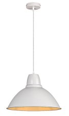 RABALUX 72014 Wilbour závesné svietidlo 1xE27 D360mm biela