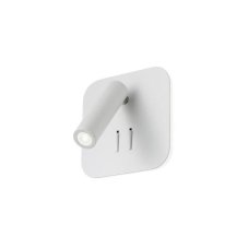 Redo 01-1491 QUDA AP SQ LED interiérové nástenné svietidlo 1x6W+1x3W 3000K biela 415lm+173lm