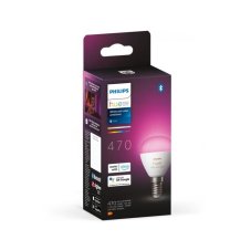 8719514491229 Philips Hue White and Color Ambiance žiarovka LED E14 5,1W/470lm 2000-6500K+RGB P45 kvapka biela