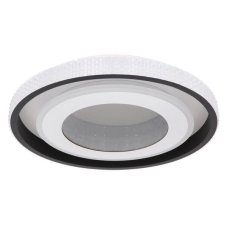 GLOBO 41290-52 LUCKY stropné svietidlo LED D500mm 52W/2260lm 2700-6000K biela, čierna, opál, stmievateľné, diaľkové ovládanie