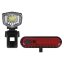 EMOS P3923 LED přední/zadní nabíjecí svítilna na kolo 90lm černá