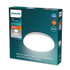 Philips 8720169296046 Acuna stropné svietidlo so senzorom D345mm LED 21W/2900lm 4000K biela