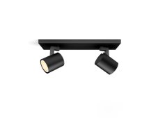 Philips Hue White Ambiance 8720169320352 Runner stropné bodové svietidlo/spot 2xGU10 +SWITCH 2x4,2W/400lm 2200-6500K čierna bluetooth