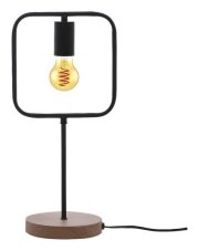 RABALUX 3219 Rufin stolná lampa V430mm 1xE27 imitácia dreva, čierna