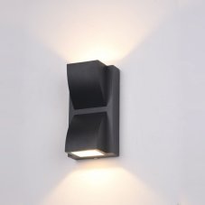 PL-437B ITALUX Edgar moderné exteriérové nástenné svietidlo 6W=120lm LED biele svetlo (3000K) IP54
