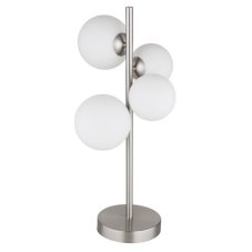 GLOBO 56140-4T RIHA stolná lampa V510mm 4xG9 matný nikel, biela