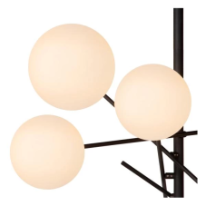 LUCIDE 46417/06/30 ALARA závesné svietidlo D720mm 6xG4 1,5W/150lm 2700K čierna, opálová
