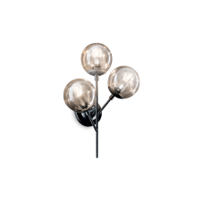 Nástenné svietidlo Ideal lux 187006 KEPLER AP3 3xE27 60W čierna