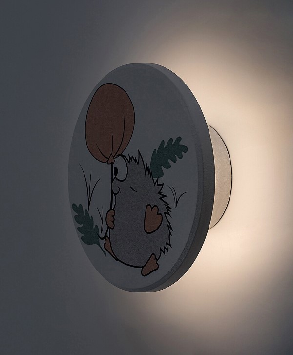 RABALUX 71099 Hedgy nástěnné svítidlo dětské D120mm LED 9W/800lm 3000+4000+6500K bílá, vícebarevná
