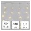 D3CW02 EMOS DROP dekorační řetěz - rampouchy 100 LED 2,9m teplá bílá, 8 módů, IP44