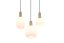 TRIO 319830308 DIVA závesné svietidlo D300mm 3xE27 mosadz matná, biela