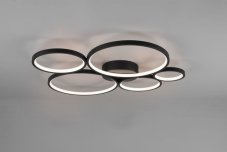 TRIO 622610532 RONDO stropní svítidlo LED 49W/5800lm 3000K černá matná, switchdimmer