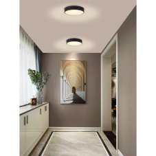 Immax NEO RONDATE 07201L Smart stropné svietidlo LED D400mm 28W/1960lm 3000-6000K čierna, stmievateľné, diaľkové ovládanie, Zigbee 3.0