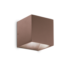 Ideal lux 326634 OUTDOOR RUBIK vonkajšie nástenné svietidlo LED 8,5W 730/250lm 4000K IP54 kávová