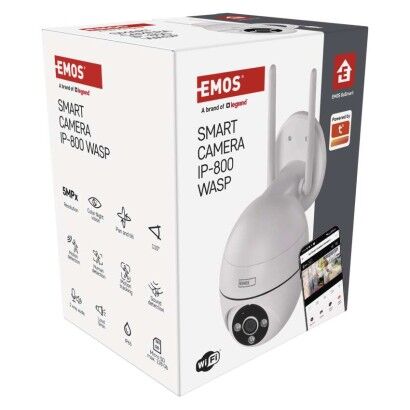 EMOS H4057 GoSmart Venkovní kamera WASP IP-800 110° IP65 bílá